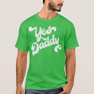 Ja, pappa Retro Typography Design T Shirt