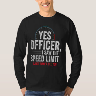 Ja, polischef Speed for Car Enthusiast & Mecha T Shirt