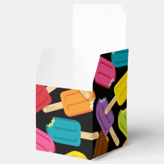 Ja! Popsicle Favor Box - Black Presentaskar
