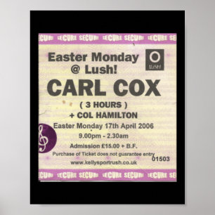 Ja, Portrush Biljett Sticker Poster