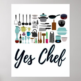 Ja Poster Chef Kitchen Art