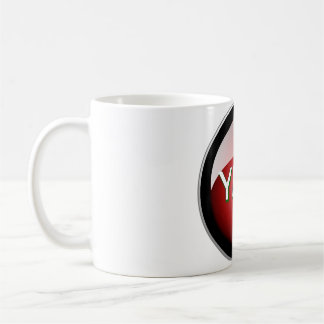 JA! Power Button - Red Gloss Edition Kaffemugg