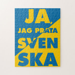 Ja, Prata Svenska, ja jag talar svenska Pussel