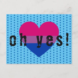 Ja, Pride Heart Vykort