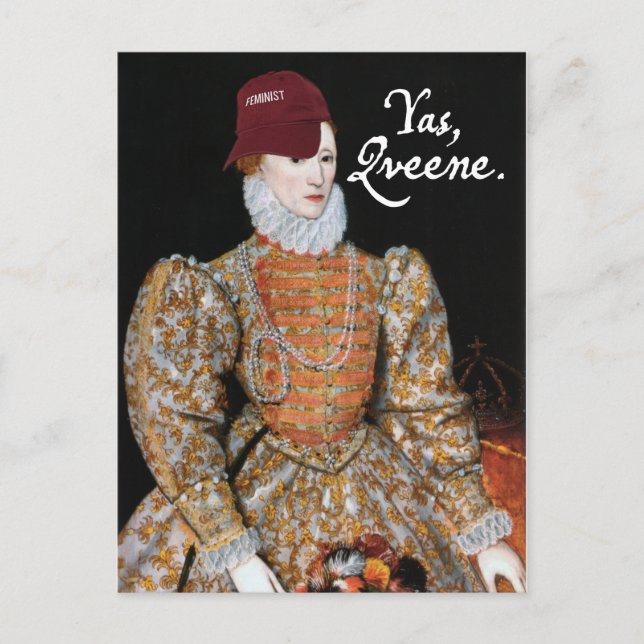 Ja, Qveene!Vykort Vykort (Framsida)