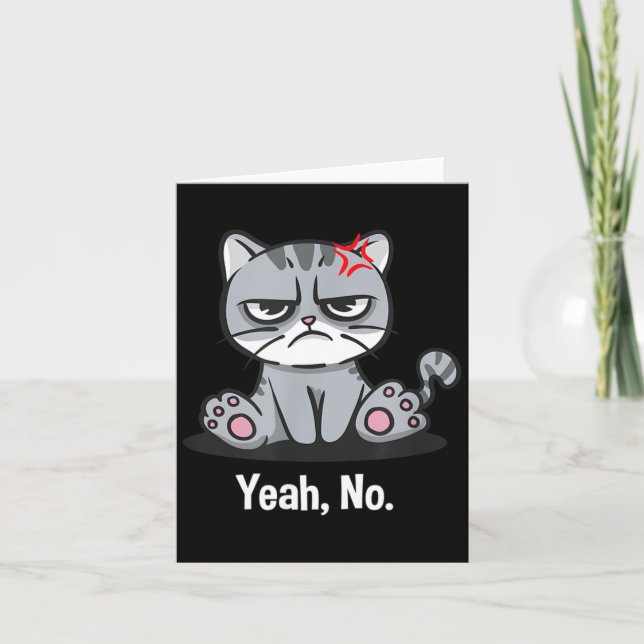 Ja Roligt Sarktiskt Humor Sarcasm Introvert Kort (Framsida)