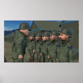 Ja, sergeant! - Liten Poster