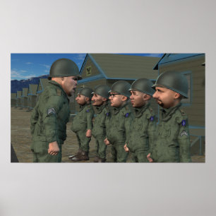 Ja, sergeant! - Liten Poster
