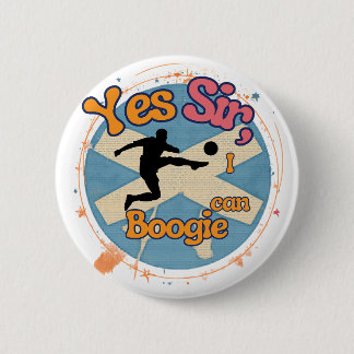 Ja Sir jag kan Boogie med Fotbollsspelare  Knapp