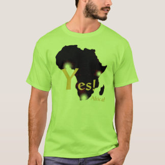 Ja skjorta för afrika T T-shirt