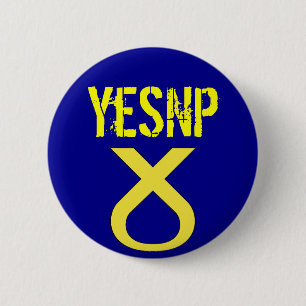 Ja Skottland röstar SNP Badge Knapp