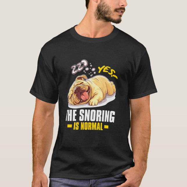 JA! SNARKNINGEN ÄR NORMALT T SHIRT (Framsida)