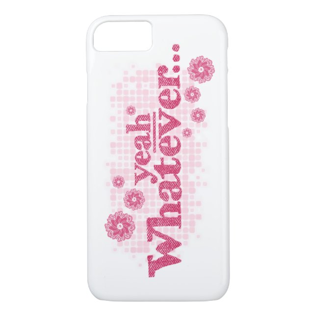 Ja, spelar ingen roll slogan röd och vit iphone ca Case-Mate iPhone skal (Baksida)