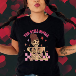 JA, stilla singe-Funny Valentindagsoffert T Shirt