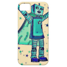 Ja! Superhjälten Robot iphone case