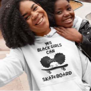 Ja, svarta flickor kan Skateboard T Shirt