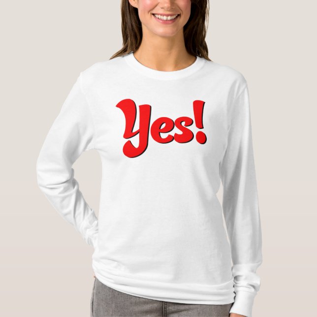 JA! T SHIRT (Framsida)