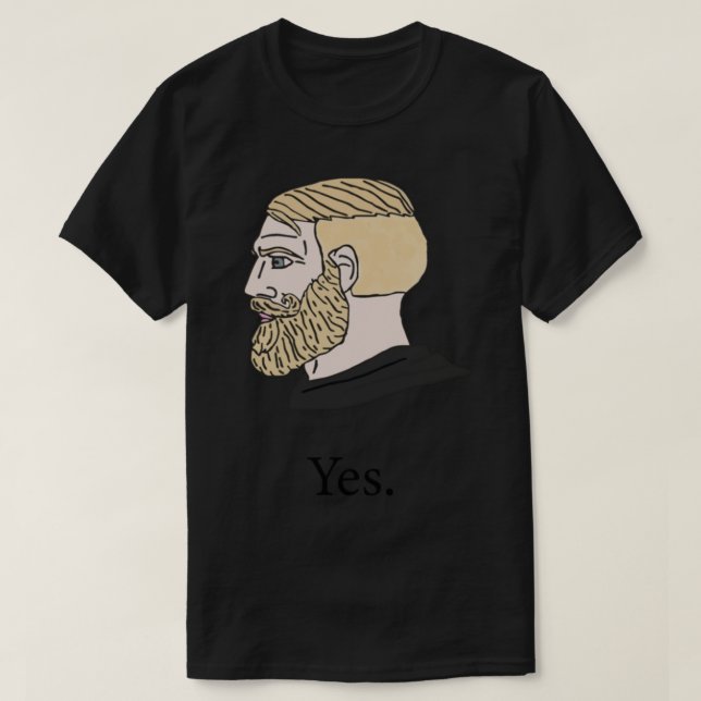 Ja Tchad-minnesdesign T Shirt (Design framsida)