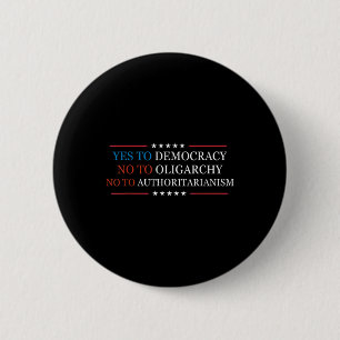 Ja till demokrati Nej till Oligarchy Bernie Sander Knapp