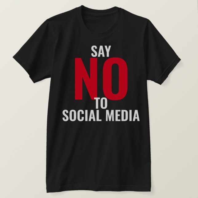 Ja till den riktiga världen T-Shirt (Design framsida)