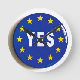 Ja till EU - stanna i Europeiska unionen Rund Klocka