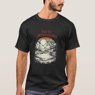 Ja till Lakeventures Traveler Sjöar Exploration La T Shirt