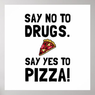 Ja till Pizza Poster