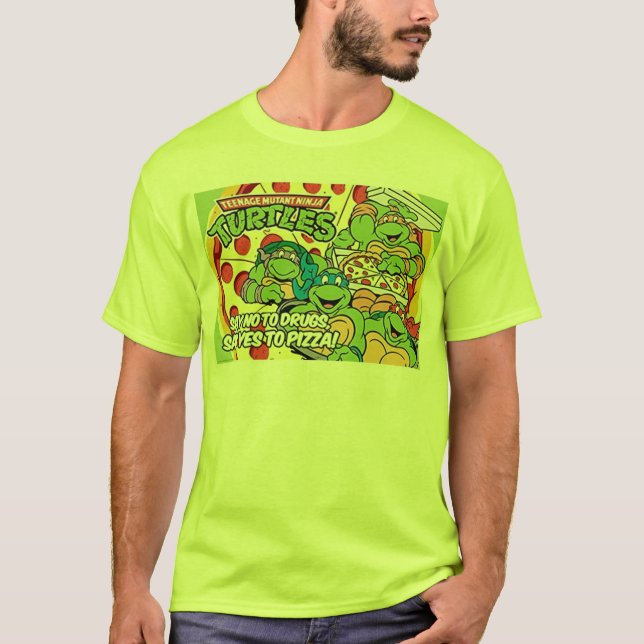 Ja till pizza t shirt (Framsida)