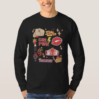 Ja tjej  Kvinnors makt  Feministisk internationell T Shirt