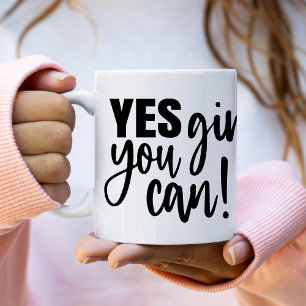 Ja, tjejen du kan kaffemugg