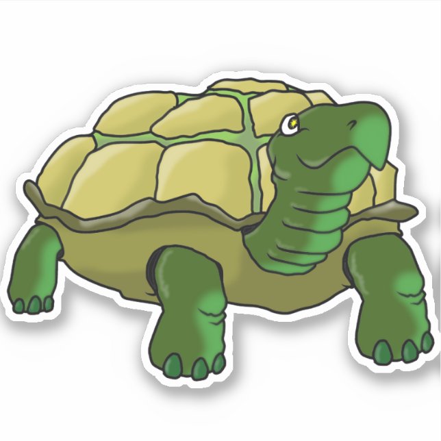 Ja-Turtle Klistermärken (Framsida)
