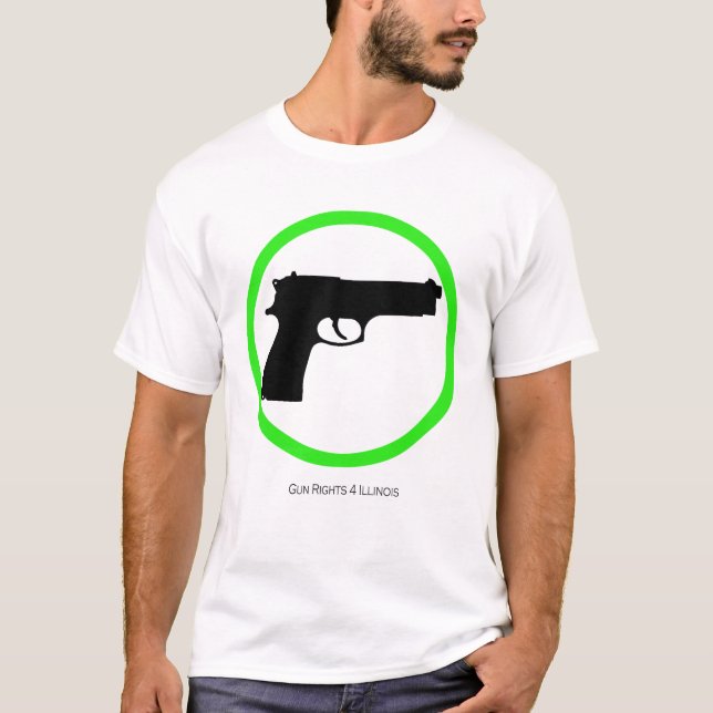 Ja vapen! Grundläggande T-skjorta vid T Shirt (Framsida)