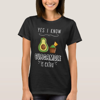 Ja vet jag att guacamole är extra tee shirt