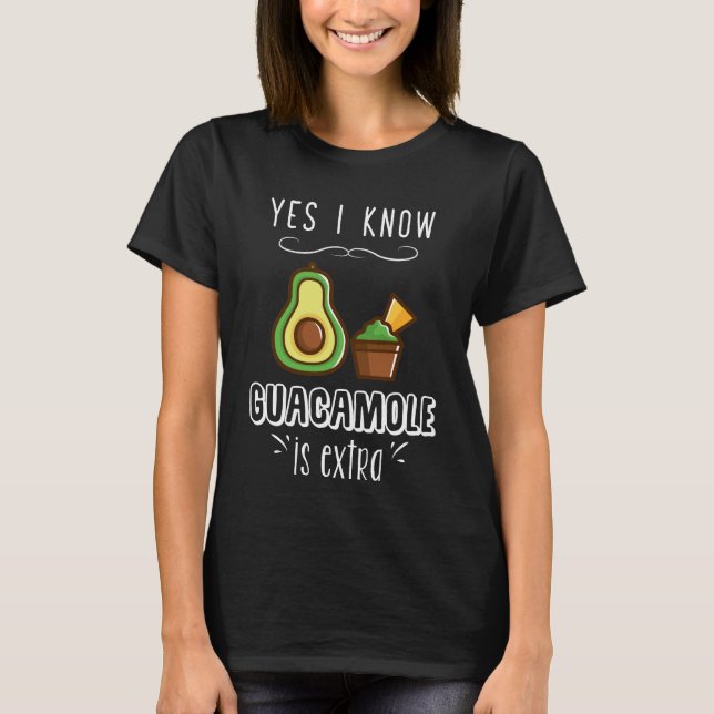 Ja vet jag att guacamole är extra tröja (Framsida)