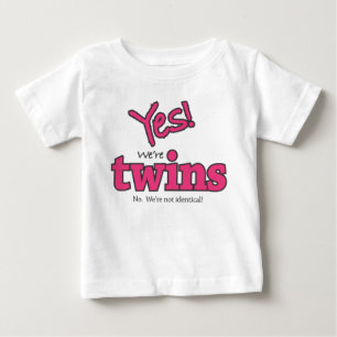 Ja! Vi är twillingar (inte. Vi är inte Tee Shirt