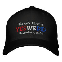 Ja, vi gjorde Barack Obama inbroderat Hat