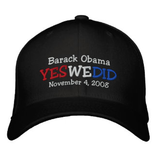 Ja, vi gjorde Barack Obama inbroderat Hat Broderad Keps