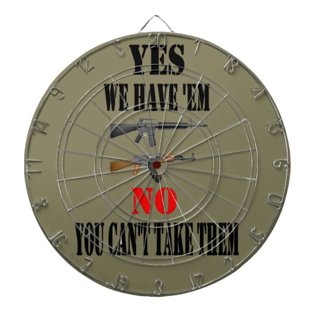 JA, VI HAR DEM. DARTTAVLA (Framsidan)