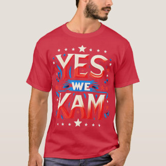 Ja, vi Kam Kamala Hariss Democratic Party T Shirt