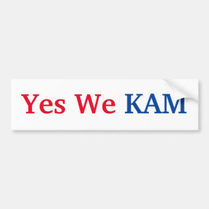 Ja, vi Kam - Valect Kamala Harris Bildekal