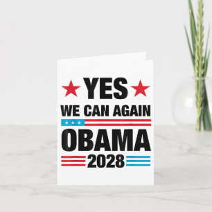 Ja, vi kan återigen Barack Obama 2028, tredje mand Kort