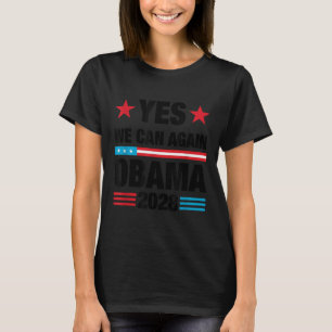 Ja, vi kan återigen Barack Obama 2028, tredje mand T Shirt