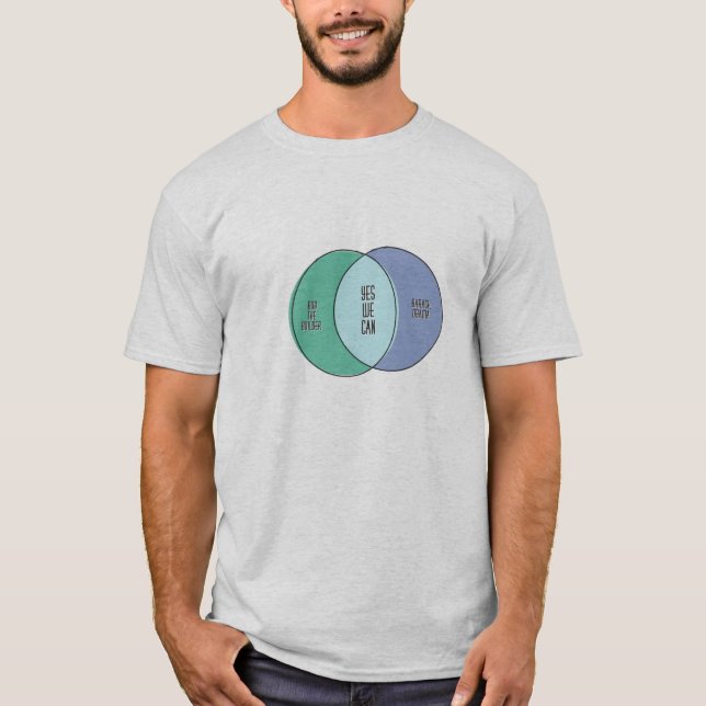 Ja, vi kan Bob Barack Obama-ventilen T Shirt (Framsida)