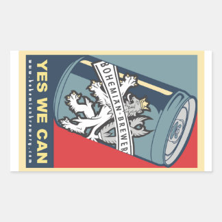 Ja, vi kan fästa paketet rektangulärt klistermärke