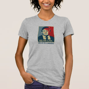 Ja, vi kan flytta till Kanada - Trumpförebyggande T Shirt