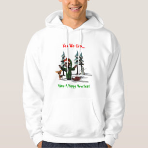 Ja, vi kan.. ha en Gott nytt år! Hoodie