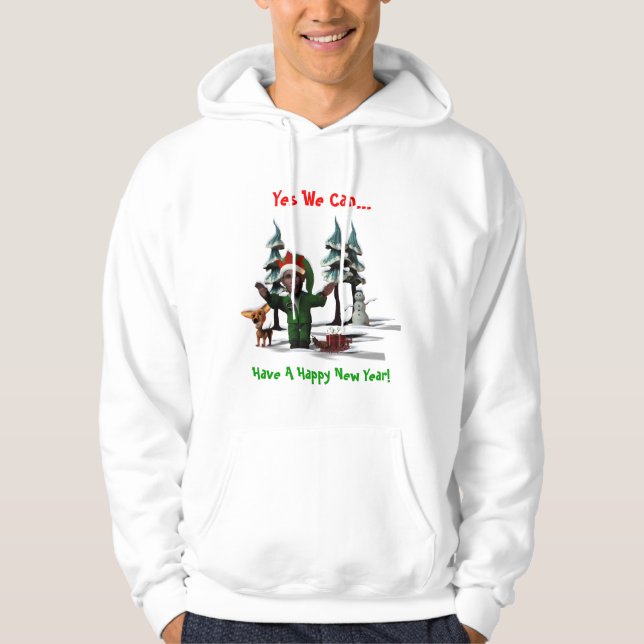 Ja, vi kan.. ha en Gott nytt år! Hoodie (Framsida)
