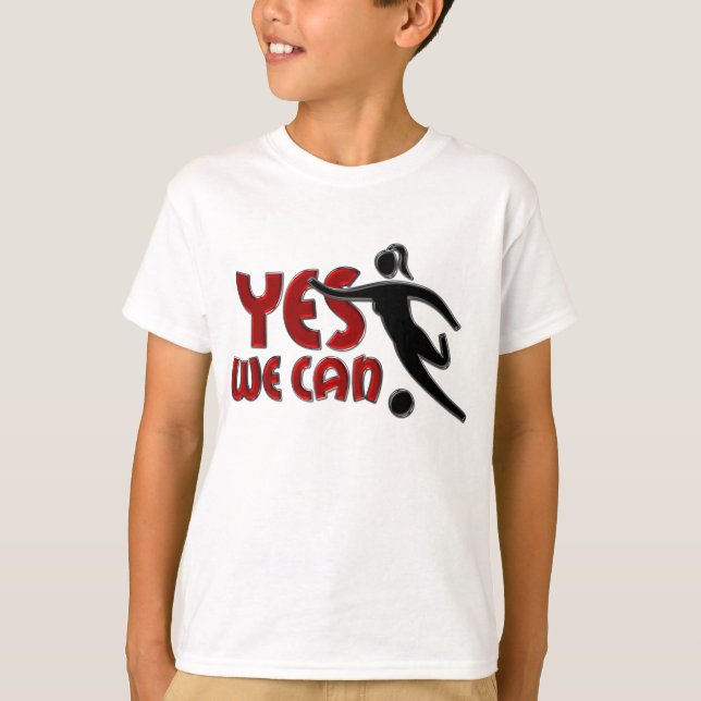 JA VI KAN - Kvinnofotboll Tee (Framsida)