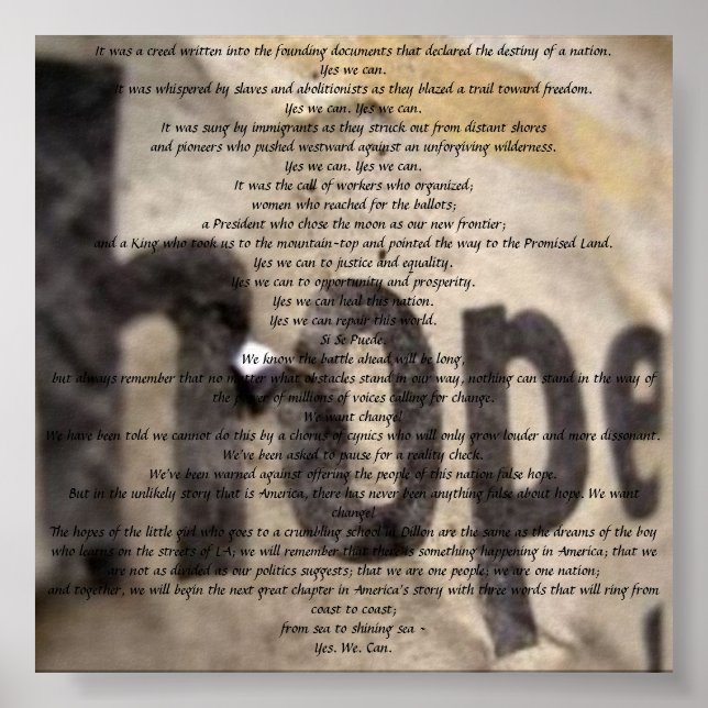 JA VI KAN POSTER (Framsidan)