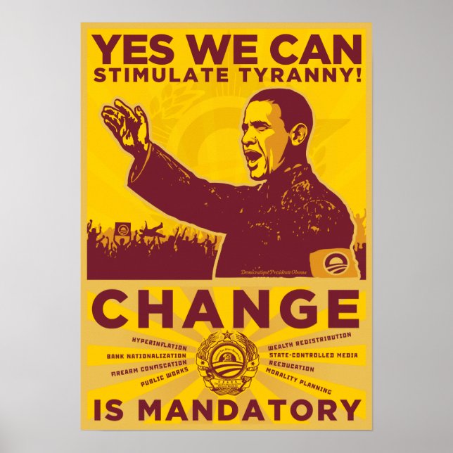 JA VI KAN: Stimulera Tyranny Poster (Framsidan)
